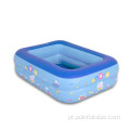 Piscina de piscina inflável inflável azul